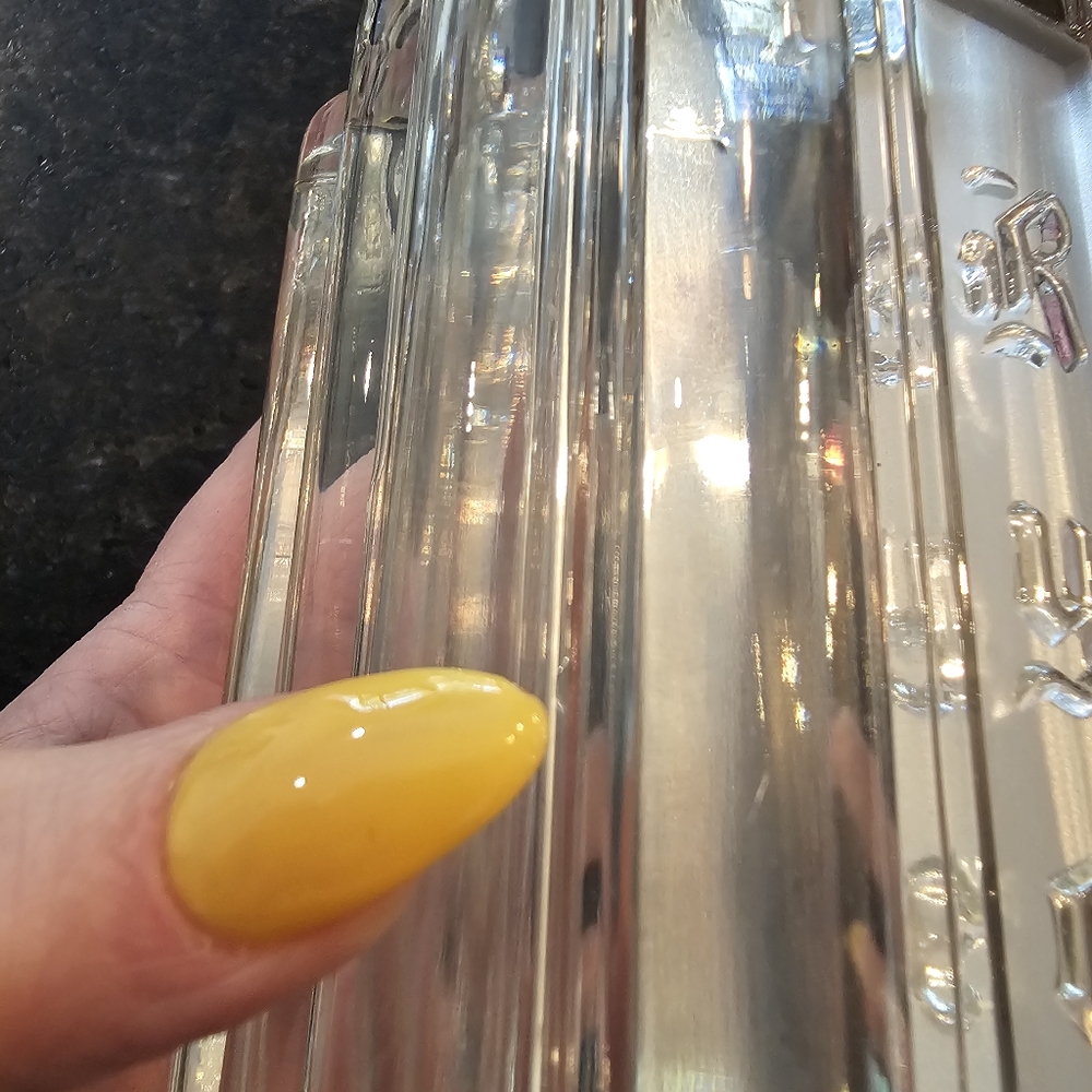 Vintage '30s-40s MCM Fostoria Sunray hand blown glass "Rye" decanter - Picture 11 of 16